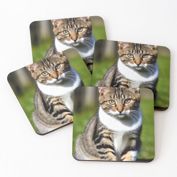 Item preview, Animals - Tabby Cat, Intense Gaze Portrait designed and sold by World-Pets.