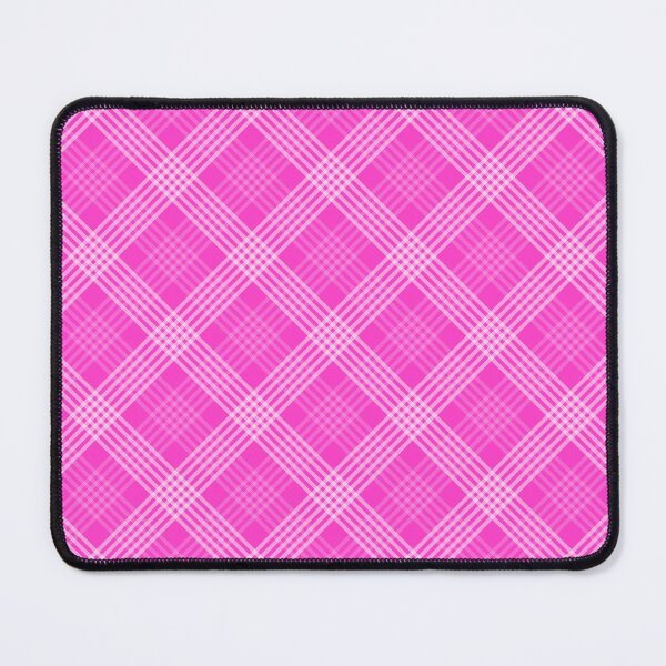 Item preview, Diagonal Plaid Pattern (white lines on pink) designed and sold by JMParadis.