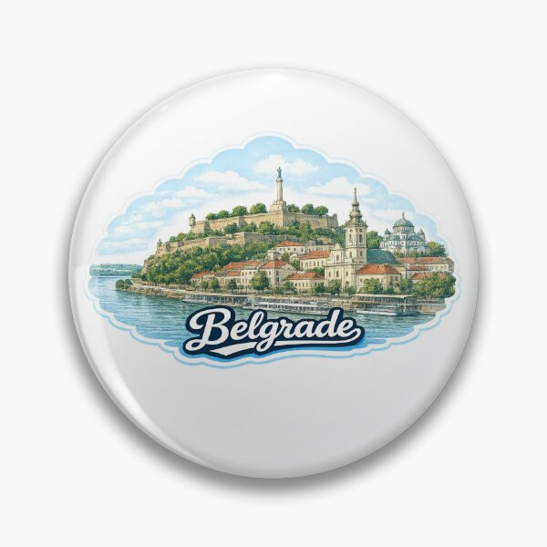 Item preview, Belgrade Skyline designed and sold by GridiStudio.