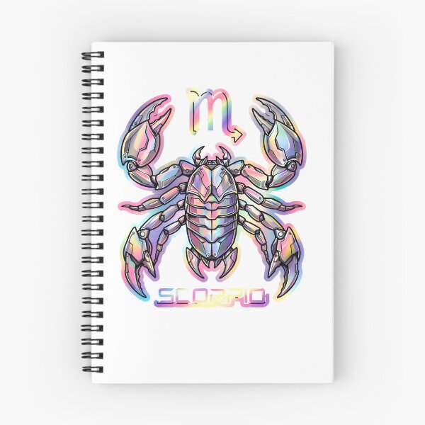 Item preview, Scorpio Holographic Mech Scorpion Iridescent Zodiac Art designed and sold by Zodiac Celestial Art.