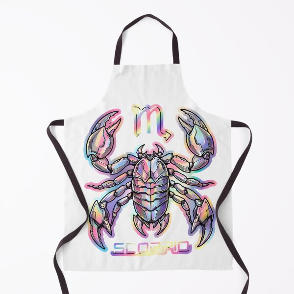 Item preview, Scorpio Holographic Mech Scorpion Iridescent Zodiac Art designed and sold by Zodiac Celestial Art.