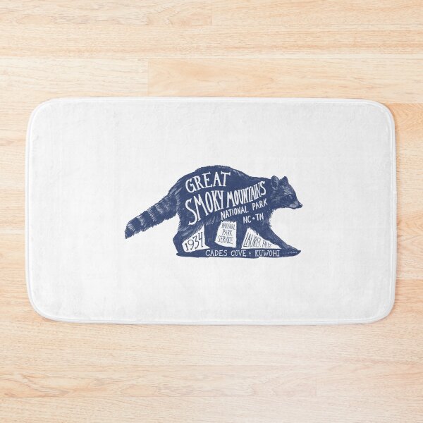 Item preview, Copy of Great Smoky Mountains National Park Raccoon Label designed and sold by John Morris Illustration.