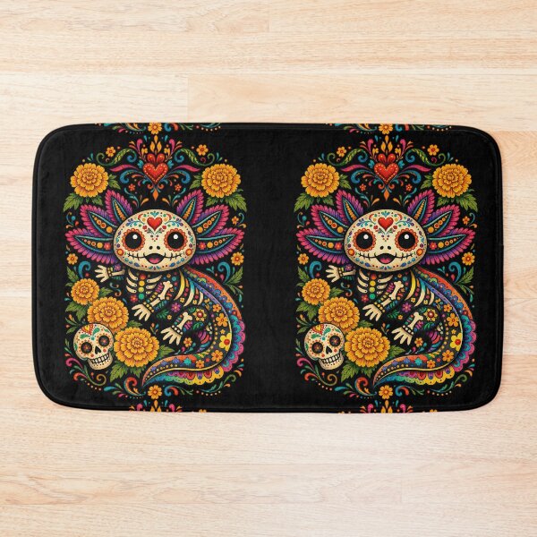 Item preview, Cute Axolotl Calaverita Alebrije designed and sold by Nacho Average Designs.