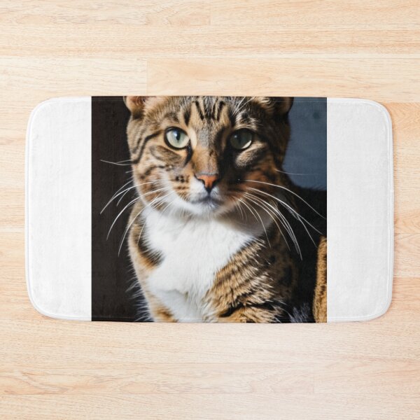 Item preview, Animals - Tabby Cat, Intense Portrait with Green Eyes designed and sold by World-Pets.