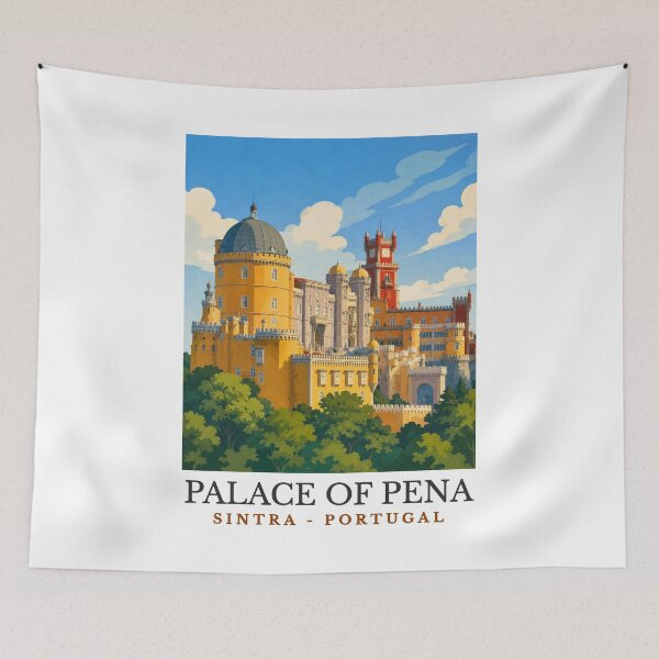 Item preview, Palace of Pena - Sintra - Lisbon - Portugal designed and sold by GoodOldVintage.