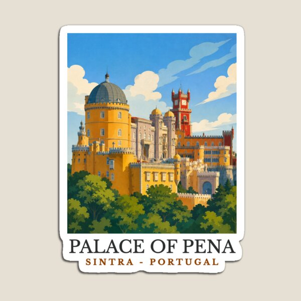 Item preview, Palace of Pena - Sintra - Lisbon - Portugal designed and sold by GoodOldVintage.