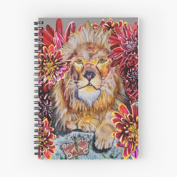 Item preview, Lion, Butterfly, Chrysanthemums Color 2 designed and sold by nastiaart.