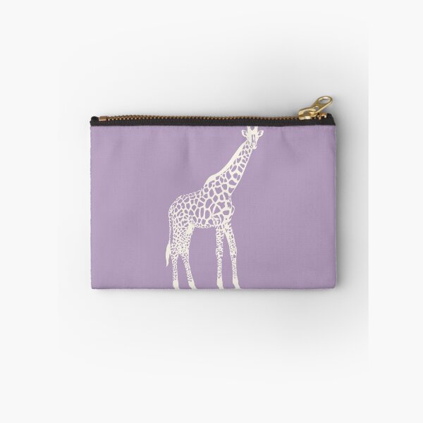 Item preview, Cream Monochrome Giraffe on Dusty Lavender Scandinavian Style Animal Illustration designed and sold by Nasdigitalart.