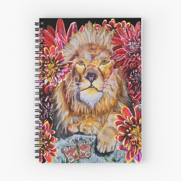 Item preview, Lion, Butterfly, Chrysanthemums Color 3 designed and sold by nastiaart.
