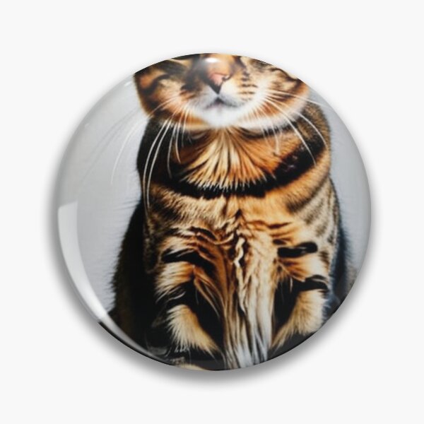 Item preview, Animals - Tabby Cat, Majestic Portrait with Intense Green Eyes designed and sold by World-Pets.