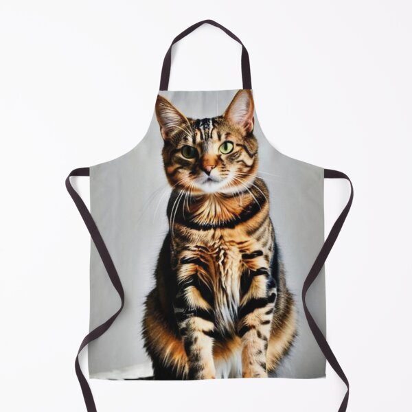 Item preview, Animals - Tabby Cat, Majestic Portrait with Intense Green Eyes designed and sold by World-Pets.
