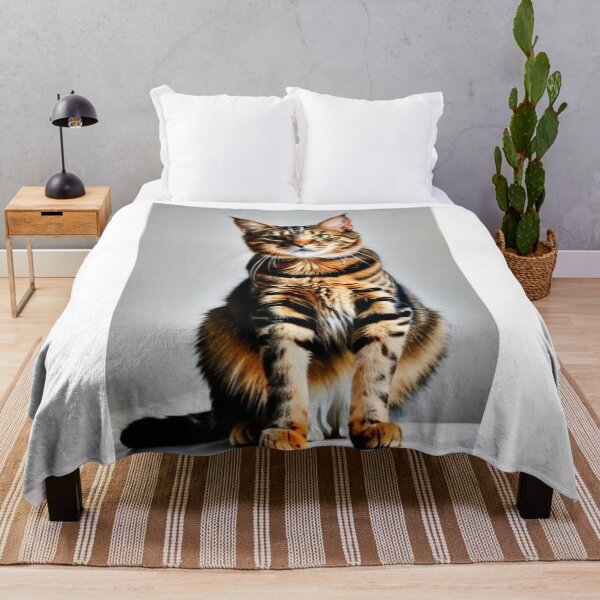 Item preview, Animals - Tabby Cat, Majestic Portrait with Intense Green Eyes designed and sold by World-Pets.
