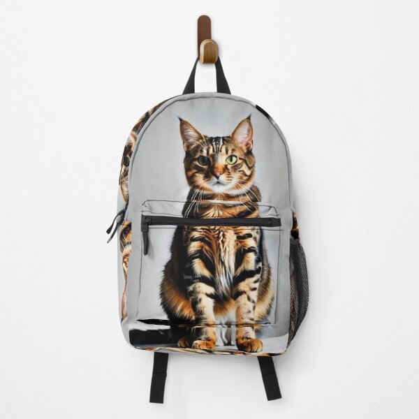 Item preview, Animals - Tabby Cat, Majestic Portrait with Intense Green Eyes designed and sold by World-Pets.