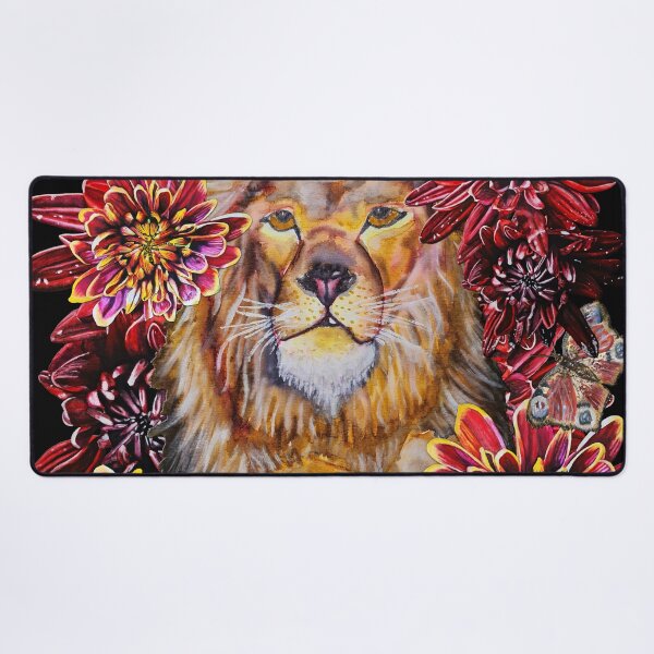 Item preview, Lion, Butterfly, Chrysanthemums Color 3 designed and sold by nastiaart.