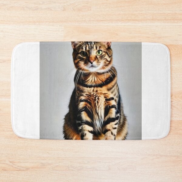Item preview, Animals - Tabby Cat, Majestic Portrait with Intense Green Eyes designed and sold by World-Pets.
