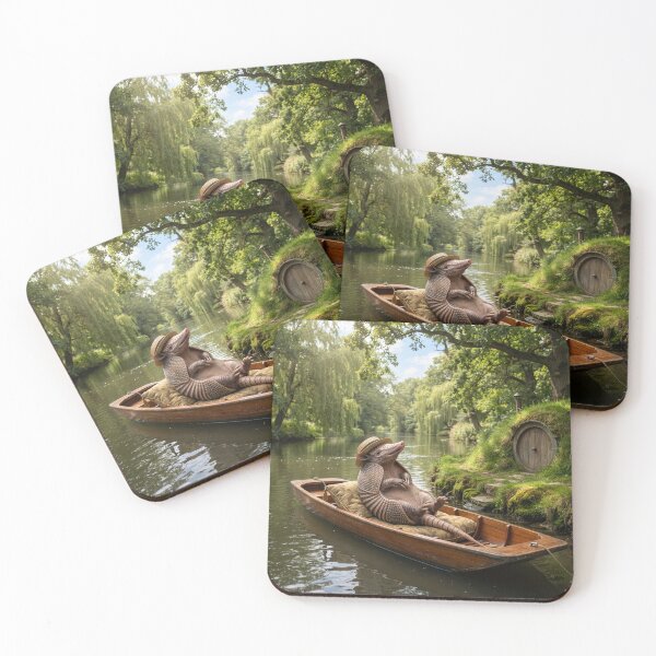 Item preview, Armadillo Visits the River Bank  designed and sold by Tridentulus.