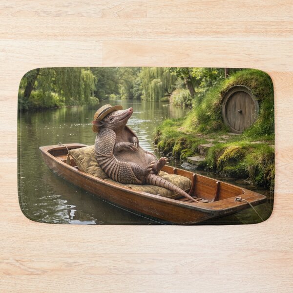 Item preview, Armadillo Visits the River Bank  designed and sold by Tridentulus.