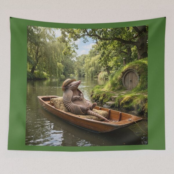 Item preview, Armadillo Visits the River Bank  designed and sold by Tridentulus.