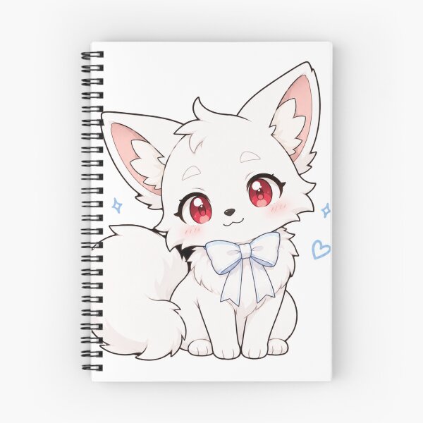 Item preview, Fluffy White Fox Mascot | Original Character designed and sold by artistanithe.