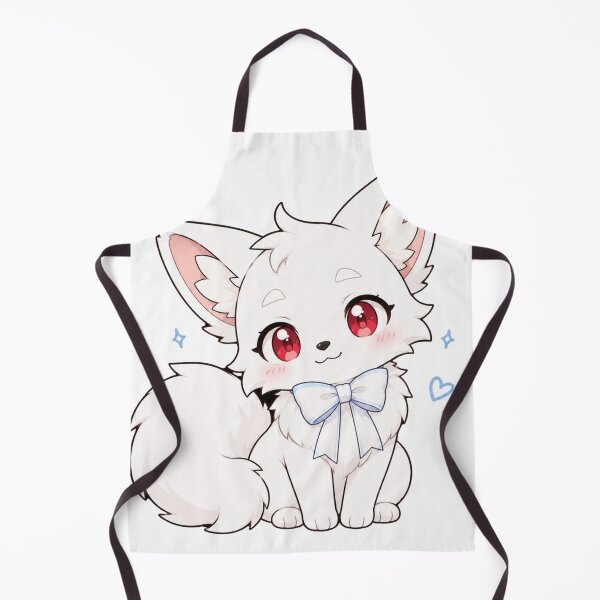 Item preview, Fluffy White Fox Mascot | Original Character designed and sold by artistanithe.