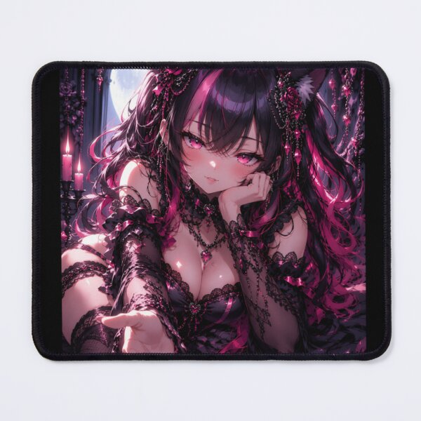 Item preview, Come Closer – Dark Rose Neko Girl Gothic Aesthetic designed and sold by Revyra Design .