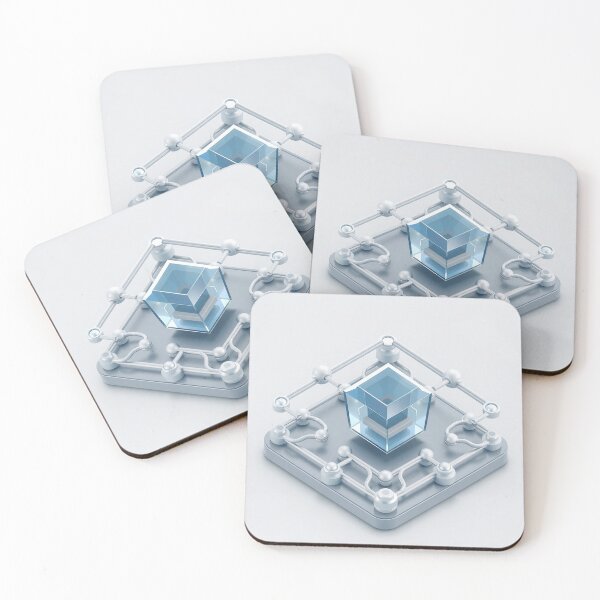 Item preview, Quantum Crystal Cube Tech Device Art designed and sold by IntelliMindDesigns.
