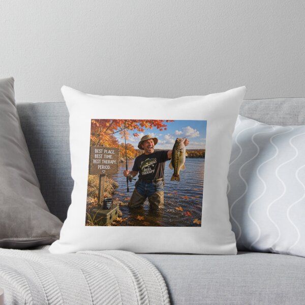 Item preview, Reel Therapy Largemouth Bass Catch – Funny Fishing Dad Gift designed and sold by CChanDesigns.