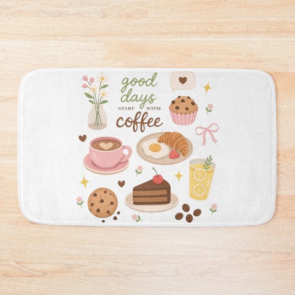 Item preview, Good Days Start With Coffee Sticker Sheet Set, designed and sold by Anne97s.