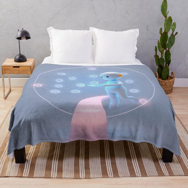 Item preview, Cute Spiritual Robot Meditation Art designed and sold by IntelliMindDesigns.