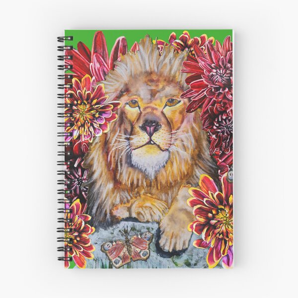Item preview, Lion, Butterfly, Chrysanthemums Color 4 designed and sold by nastiaart.