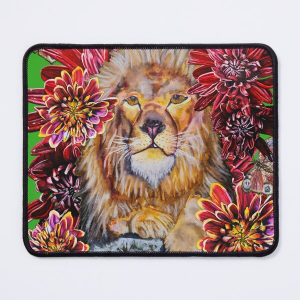 Item preview, Lion, Butterfly, Chrysanthemums Color 4 designed and sold by nastiaart.