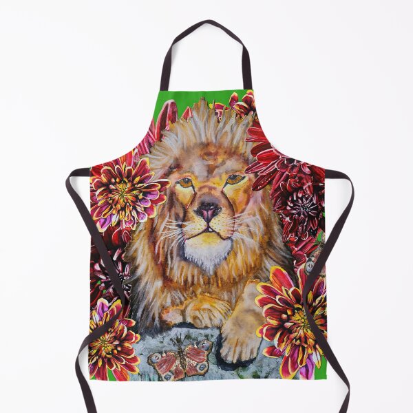 Item preview, Lion, Butterfly, Chrysanthemums Color 4 designed and sold by nastiaart.