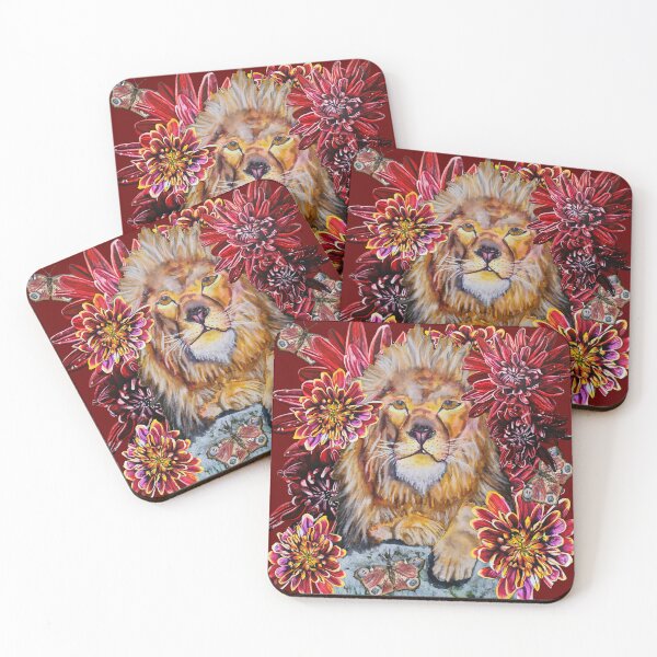 Item preview, Lion, Butterfly, Chrysanthemums Color 5 designed and sold by nastiaart.