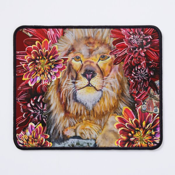Item preview, Lion, Butterfly, Chrysanthemums Color 5 designed and sold by nastiaart.