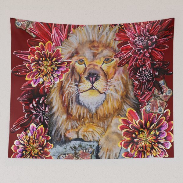 Item preview, Lion, Butterfly, Chrysanthemums Color 5 designed and sold by nastiaart.
