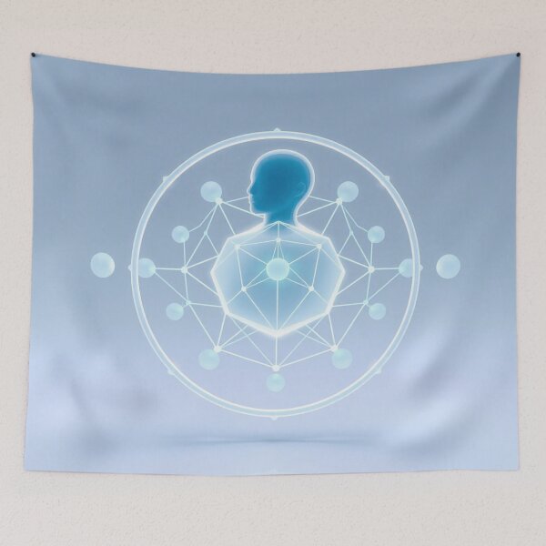 Item preview, Spiritual Tech Meditation Icon Art designed and sold by IntelliMindDesigns.
