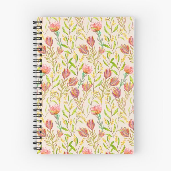 Item preview, Protea Watercolour Floral/Exotic Vibrant Botanical on Cream designed and sold by Moritza Jarman Design.