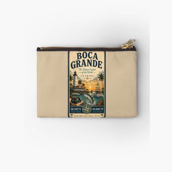 Item preview, Boca Grande Coordinates | The Tarpon Capital of the World | Florida Coastal Travel Design designed and sold by piketo.