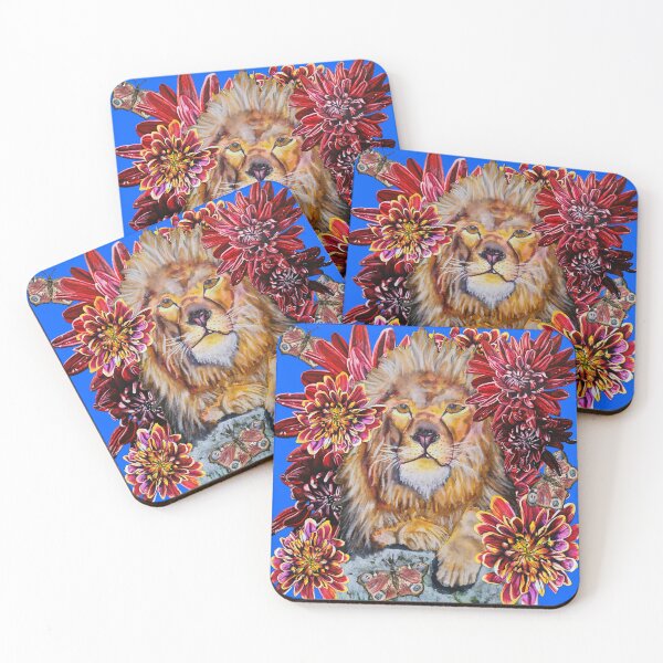Item preview, Lion, Butterfly, Chrysanthemums Color 6 designed and sold by nastiaart.