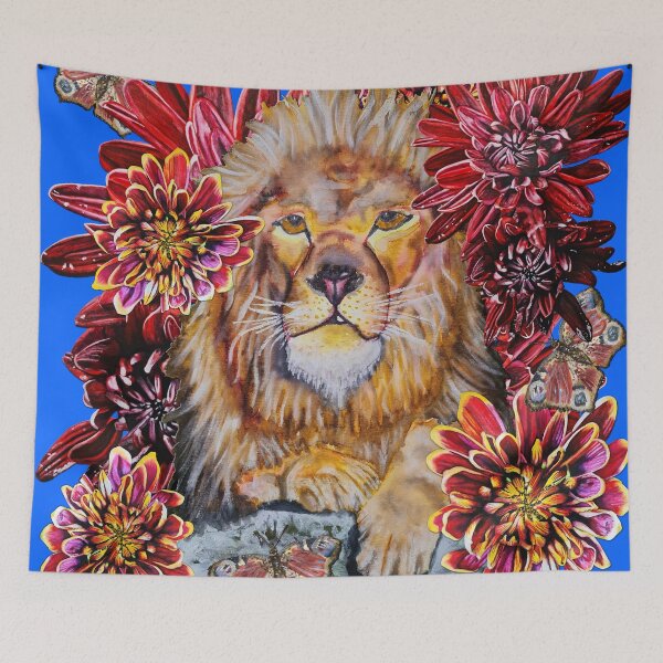 Item preview, Lion, Butterfly, Chrysanthemums Color 6 designed and sold by nastiaart.