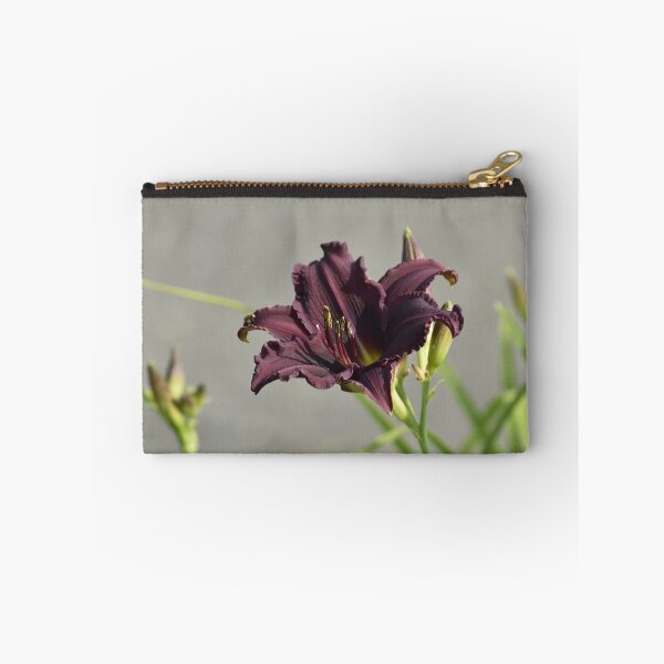 Item preview, Deep Purple Daylily Photography | Moody Botanical Wall Art Print designed and sold by TathataPhotos.