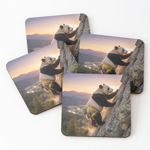 Item preview, Panda Bear Mountain Climber designed and sold by Tridentulus.