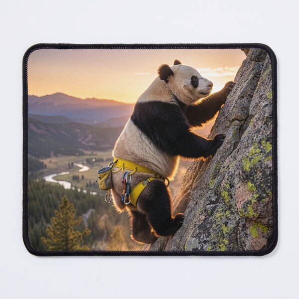 Item preview, Panda Bear Mountain Climber designed and sold by Tridentulus.
