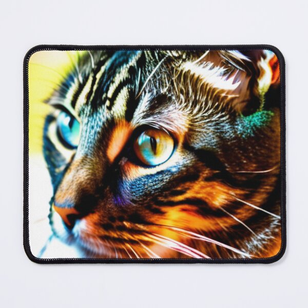 Item preview, Animals - Tabby Cat, Pop Art Portrait with Vibrant Colors designed and sold by World-Pets.