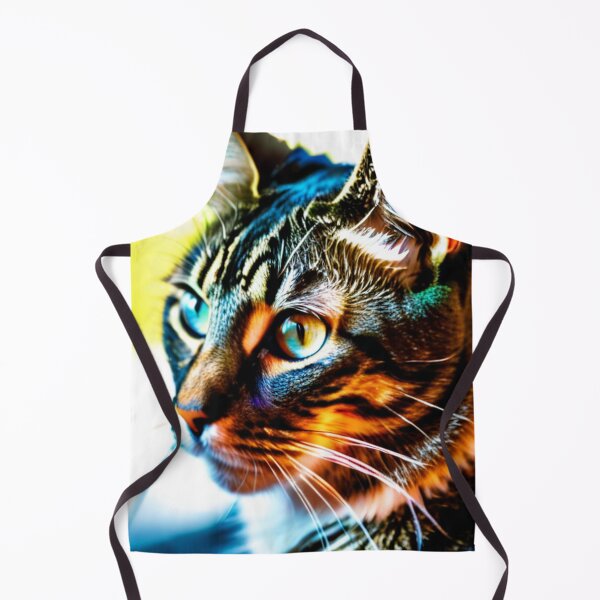 Item preview, Animals - Tabby Cat, Pop Art Portrait with Vibrant Colors designed and sold by World-Pets.