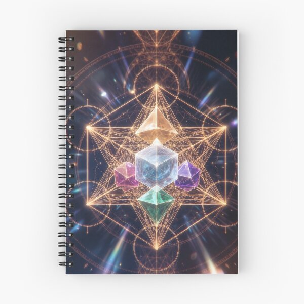 Item preview, Crystal Merkaba Lotus Sacred Geometry designed and sold by IntelliMindDesigns.