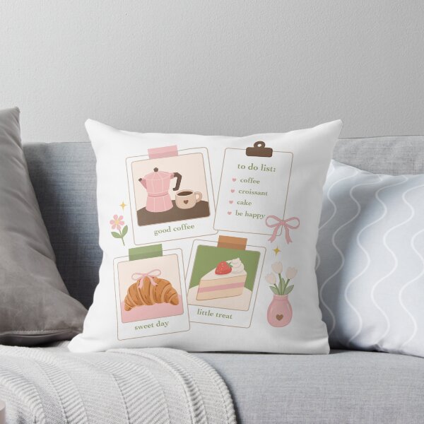 Item preview, Cute Coffee and Bakery Polaroid Collage Board designed and sold by Anne97s.