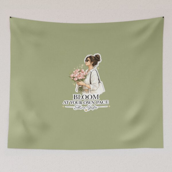 Item preview, Elegant Fashion Illustration - Bloom At your Own Pace - Shira Yafa designed and sold by ShiraYafa.