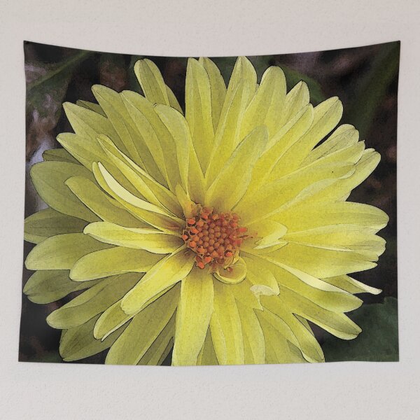 Item preview, Happy Yellow Flower V2 Water Color designed and sold by Here's To Endless Possibilities.