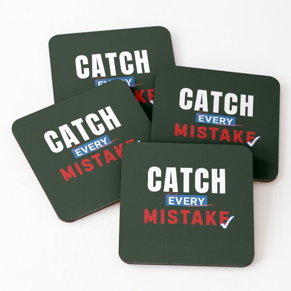 Item preview, Catch Every Mistake Accountant T-Shirt | Funny Auditor & Bookkeeping Quote designed and sold by FCA SIR MERCH .